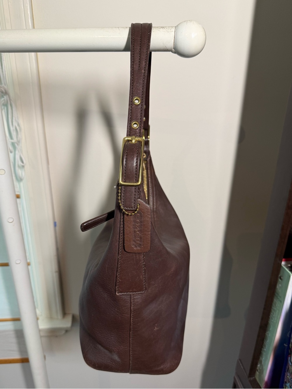 Vintage Coach Legacy West Hobo 9823 Leather Bag in Brown - Picture 3 of 7